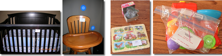 Fall Consignment Toys, Baby Equipment and Juvenile Furniture